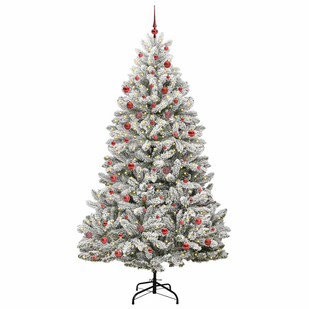 Albero di Natale artificiale 210 cm 300 LED Bianco caldo