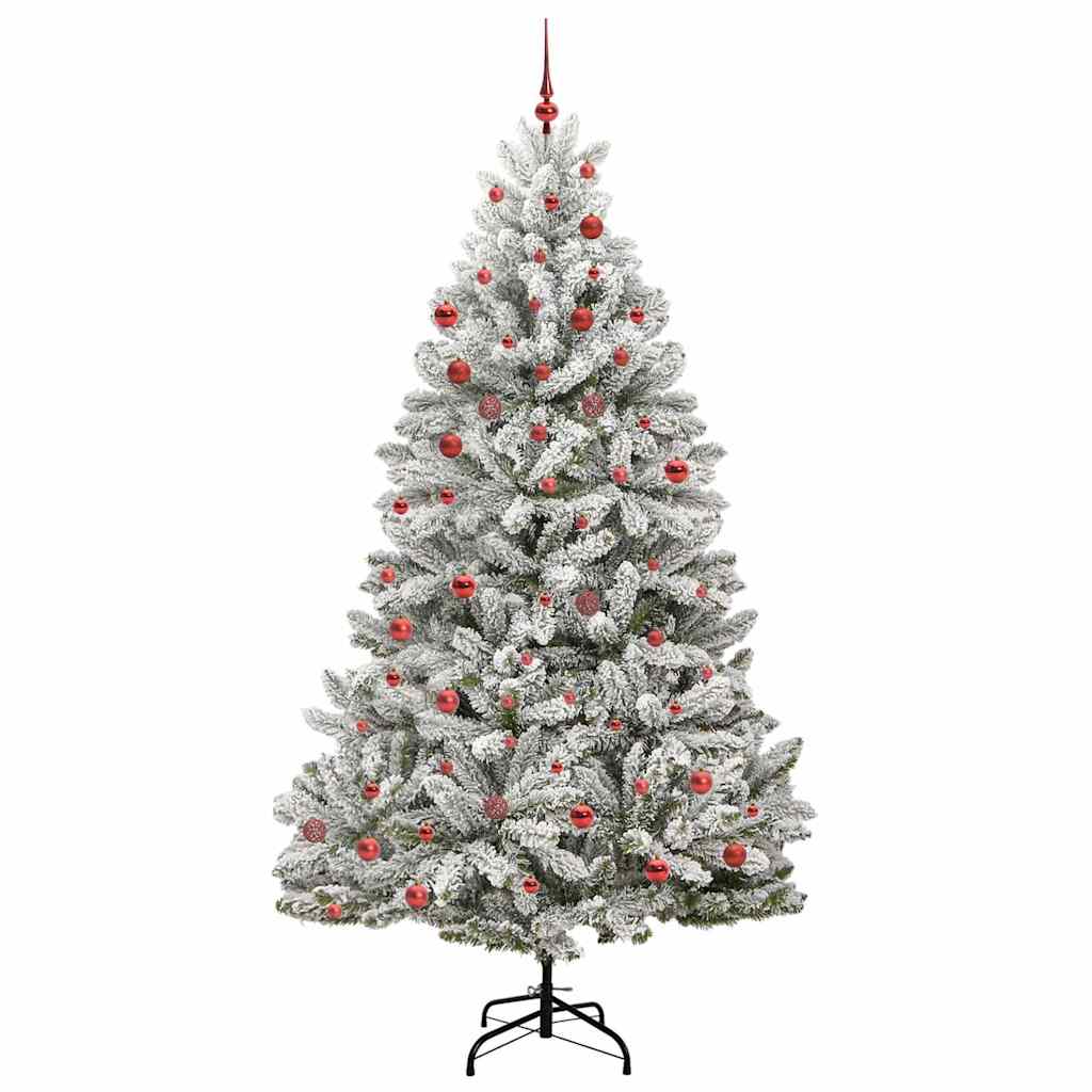 Albero di Natale artificiale 210 cm 300 LED Bianco caldo