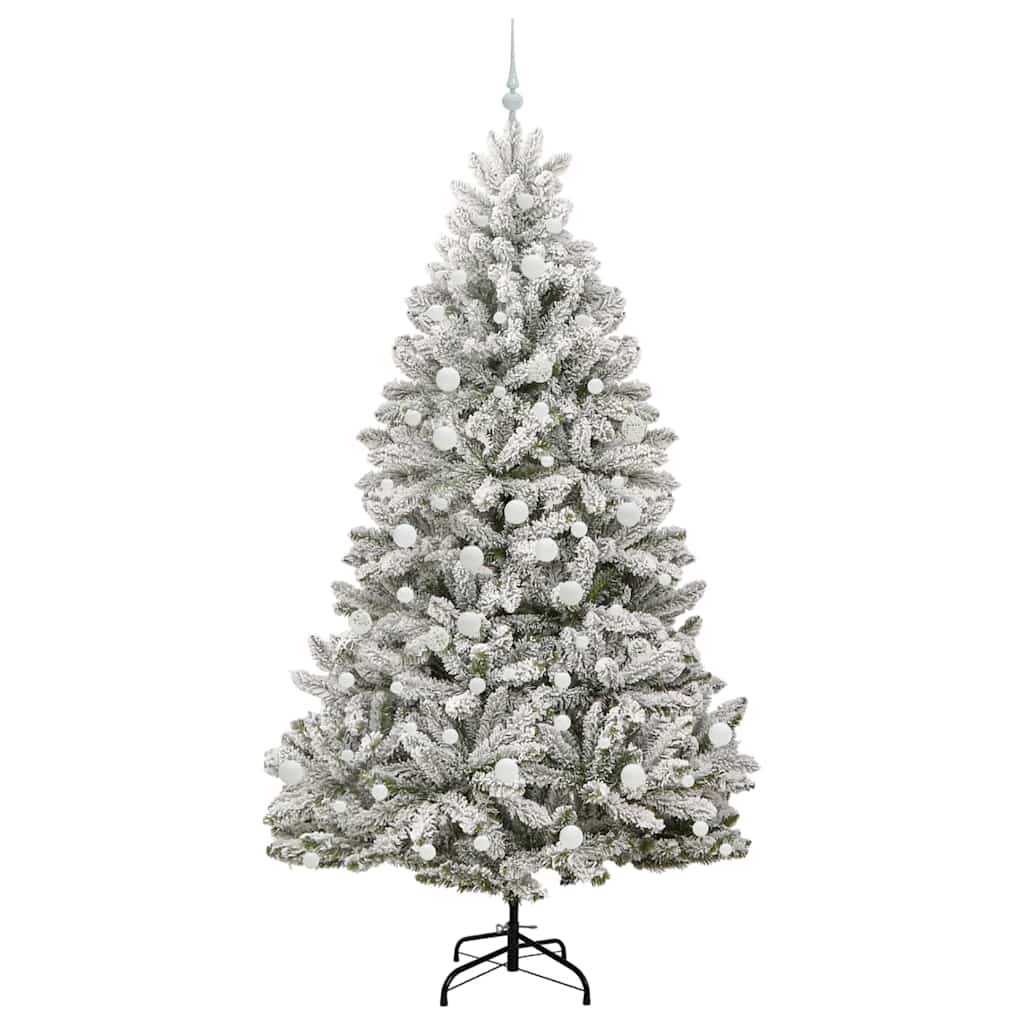 Albero di Natale artificiale 210 cm 300 LED Bianco caldo