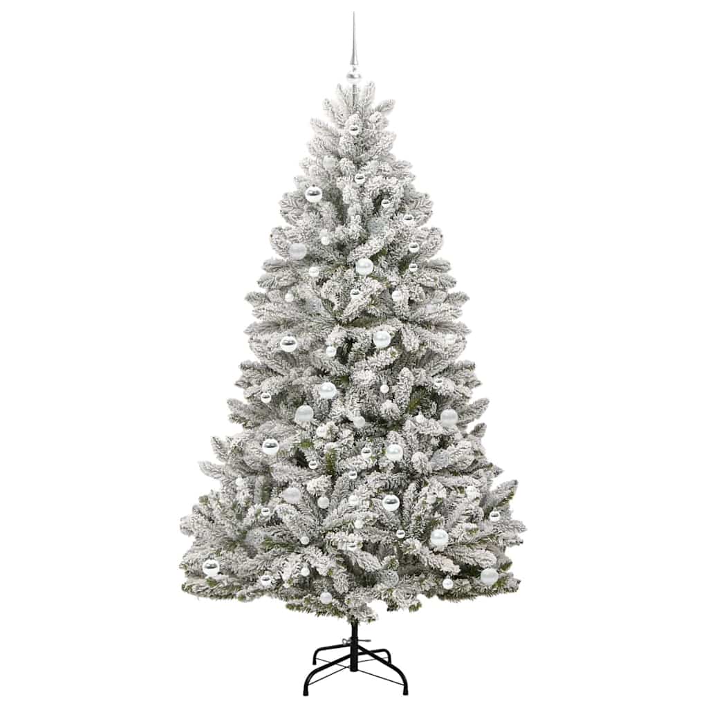Albero di Natale artificiale 210 cm 300 LED Bianco caldo