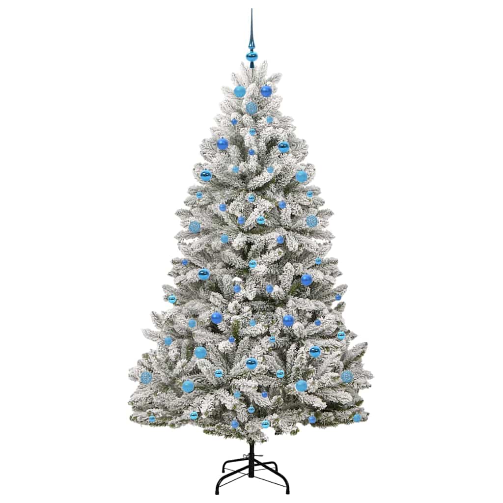 Albero di Natale artificiale 210 cm 300 LED Bianco caldo