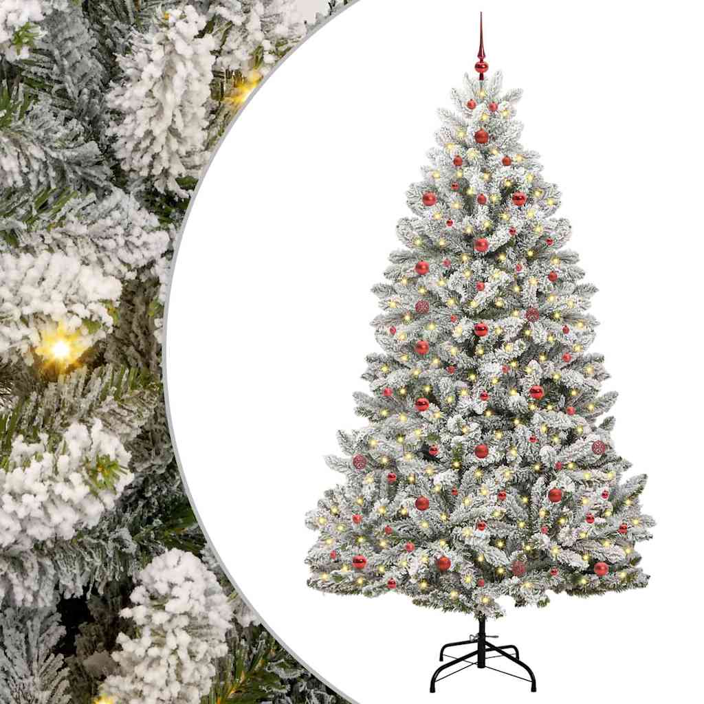 Albero di Natale artificiale 240 cm 300 LED Bianco caldo