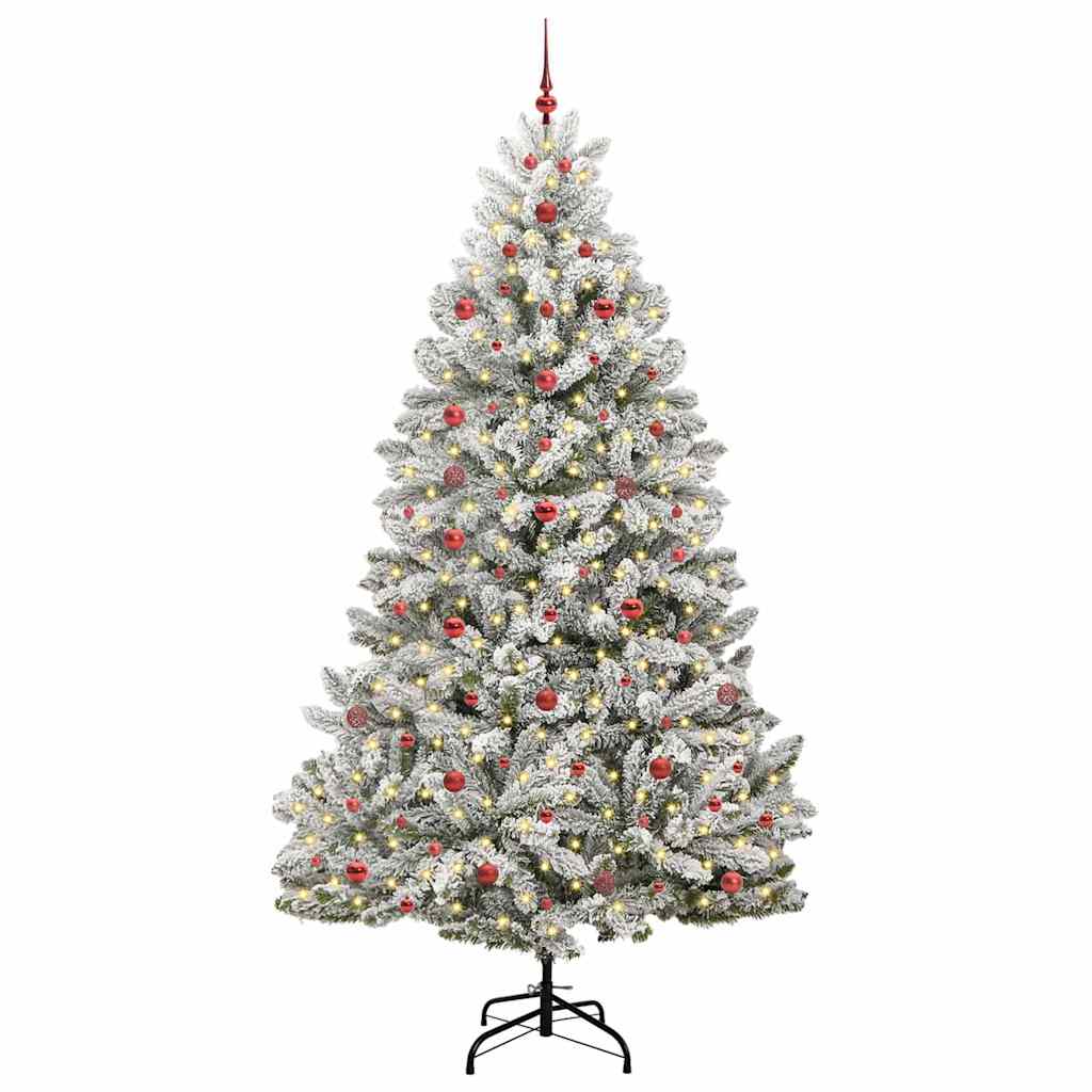 Albero di Natale artificiale 240 cm 300 LED Bianco caldo
