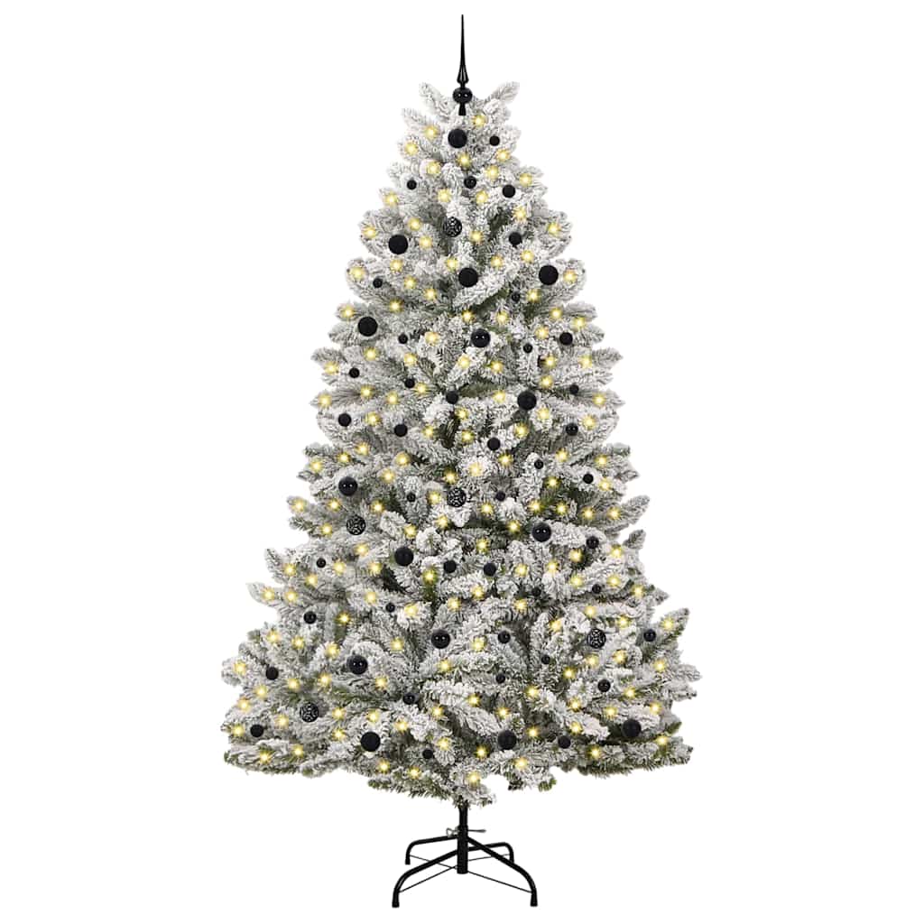 Albero di Natale artificiale 240 cm 300 LED Bianco caldo