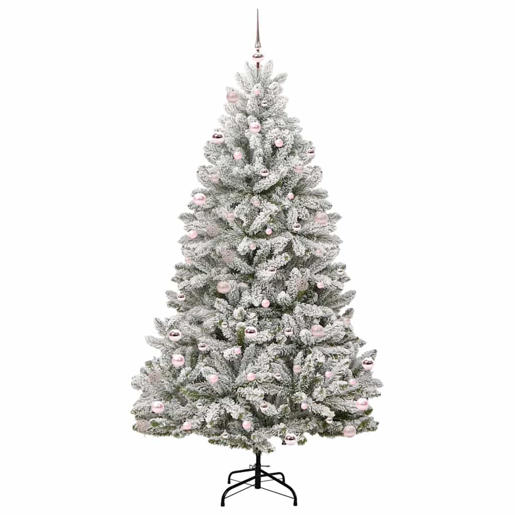 Albero di Natale artificiale 240 cm 300 LED Bianco caldo