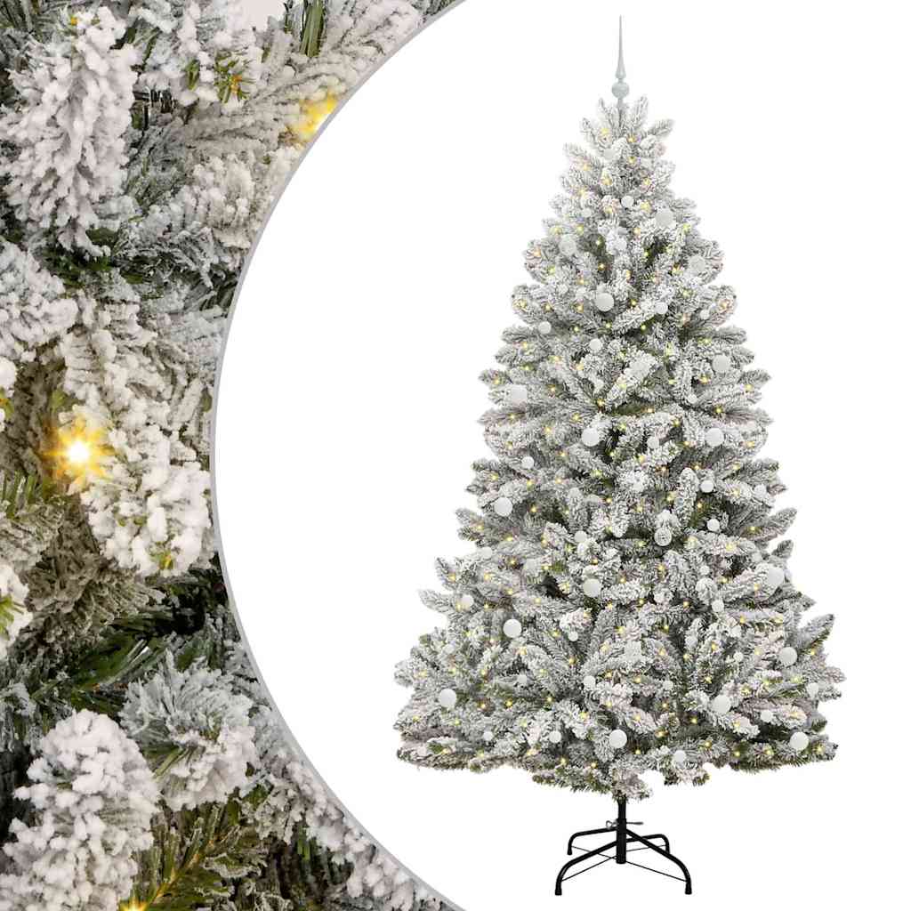 Albero di Natale artificiale 240 cm 300 LED Bianco caldo