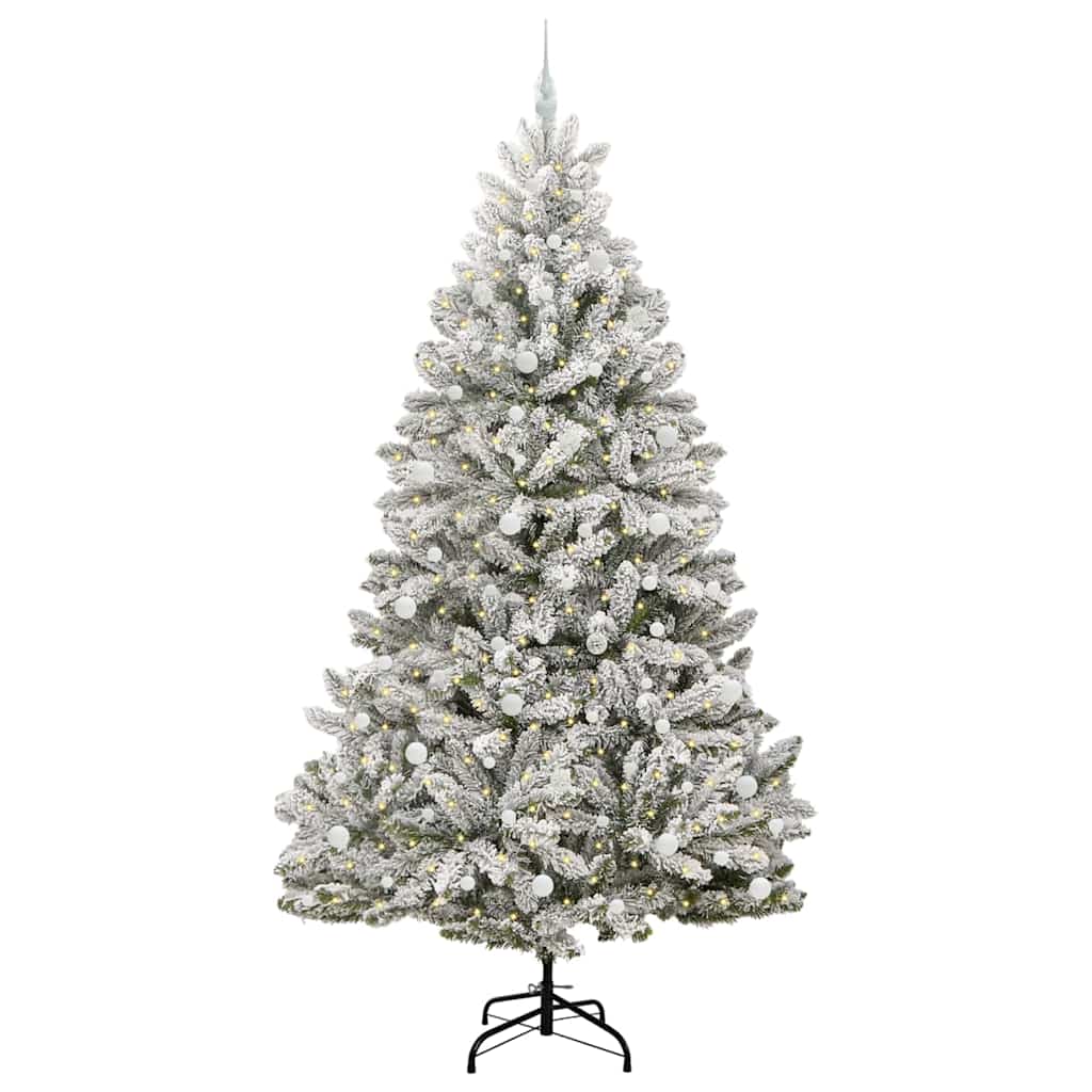 Albero di Natale artificiale 240 cm 300 LED Bianco caldo