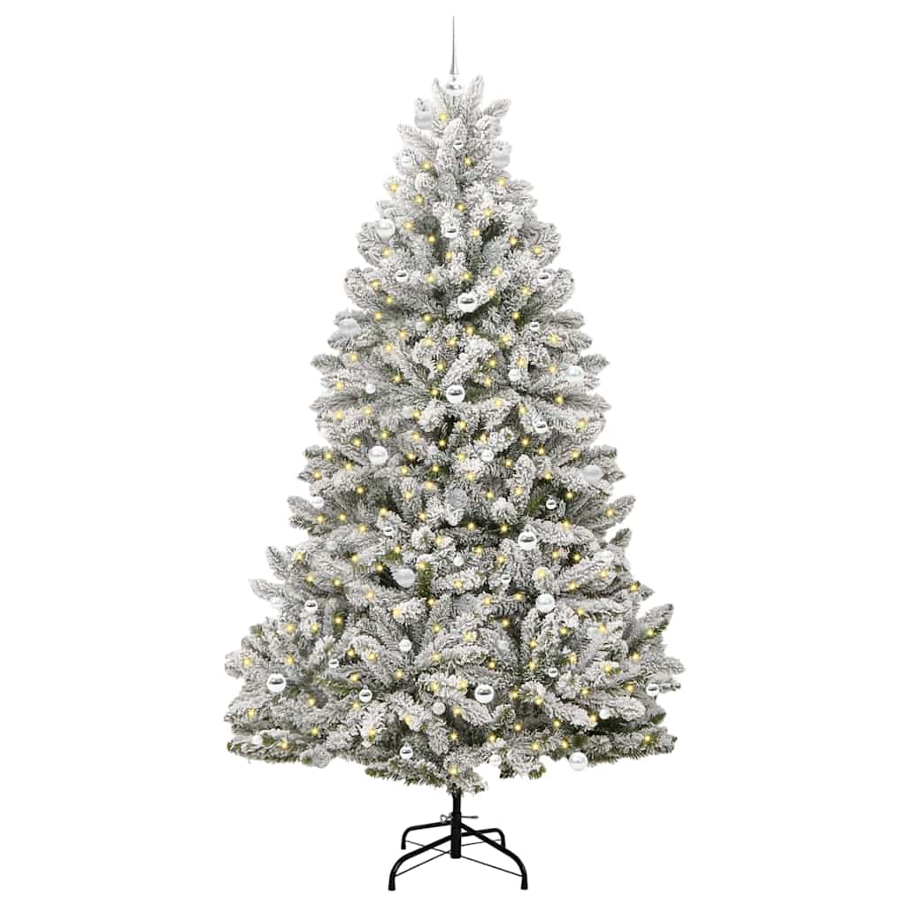 Albero di Natale artificiale 240 cm 300 LED Bianco caldo