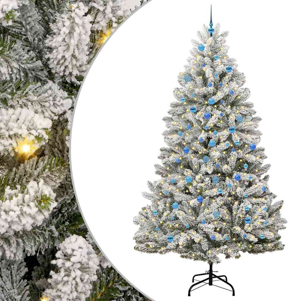 Albero di Natale artificiale 240 cm 300 LED Bianco caldo