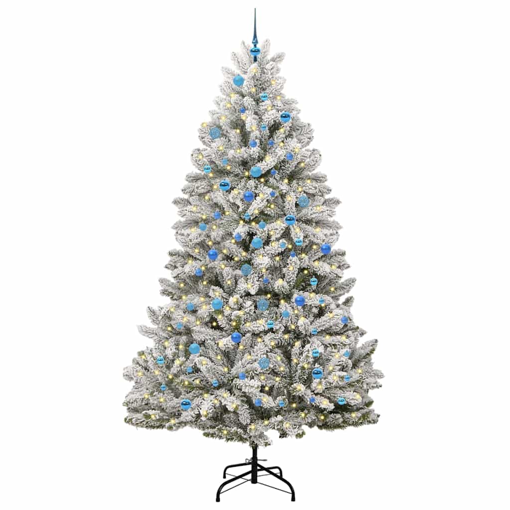 Albero di Natale artificiale 240 cm 300 LED Bianco caldo