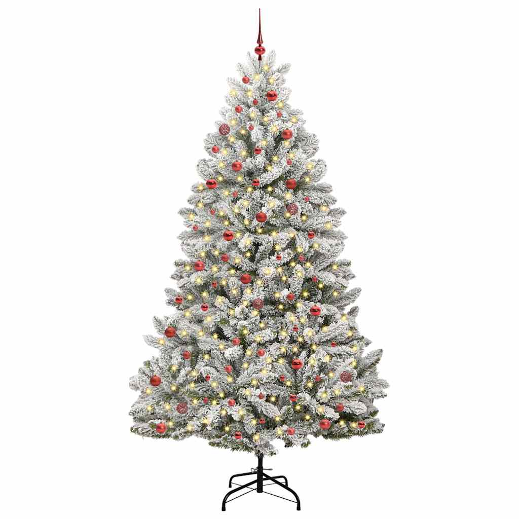 Albero di Natale artificiale 270 cm 300 LED Bianco caldo