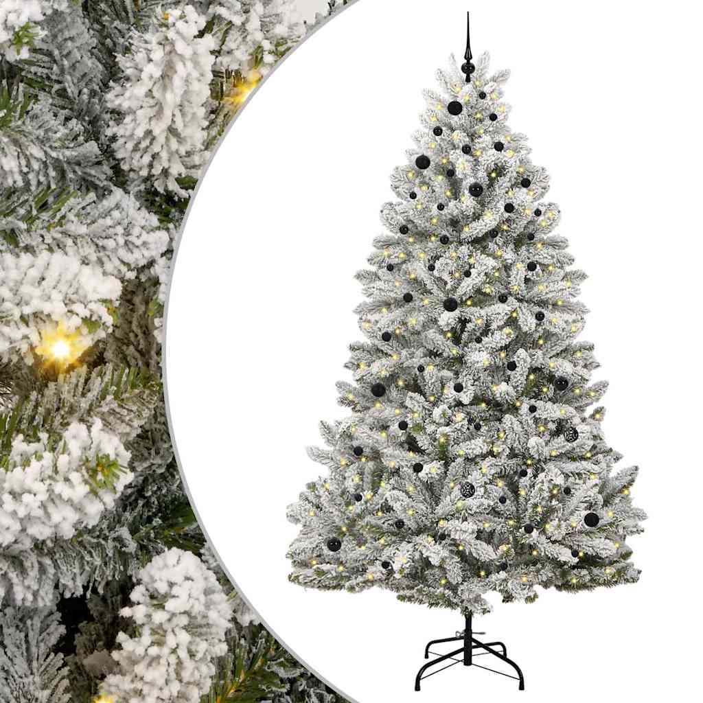 Albero di Natale artificiale 270 cm 300 LED Bianco caldo