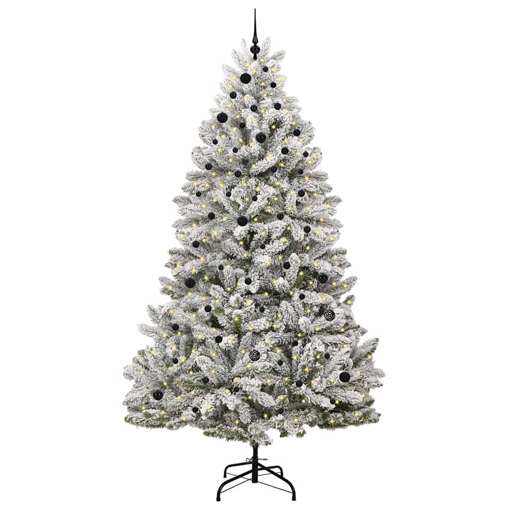 Albero di Natale artificiale 270 cm 300 LED Bianco caldo