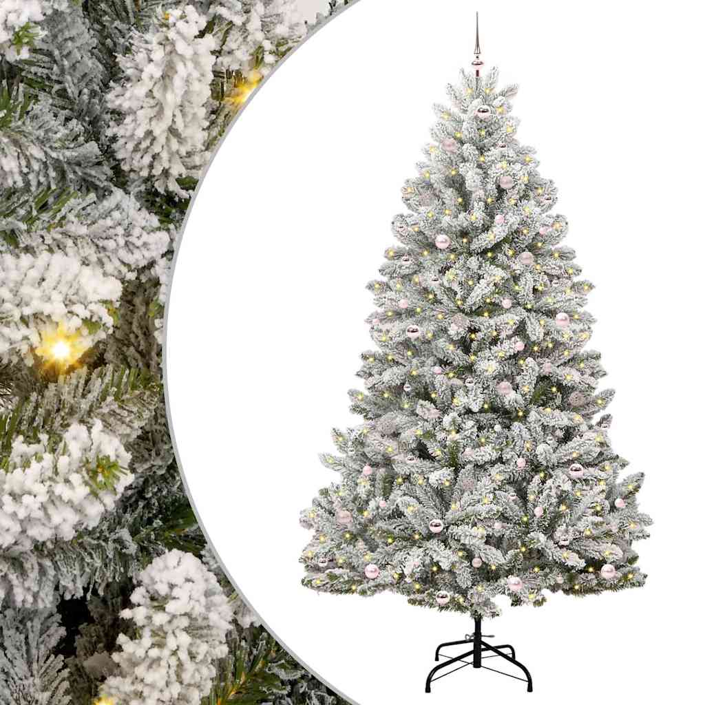 Albero di Natale artificiale 270 cm 300 LED Bianco caldo
