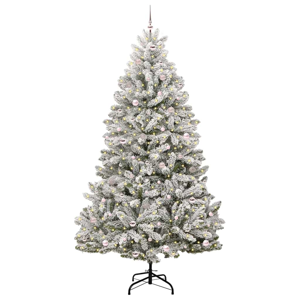 Albero di Natale artificiale 270 cm 300 LED Bianco caldo