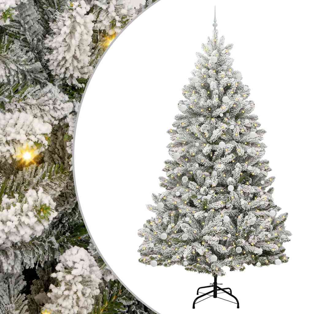 Albero di Natale artificiale 270 cm 300 LED Bianco caldo