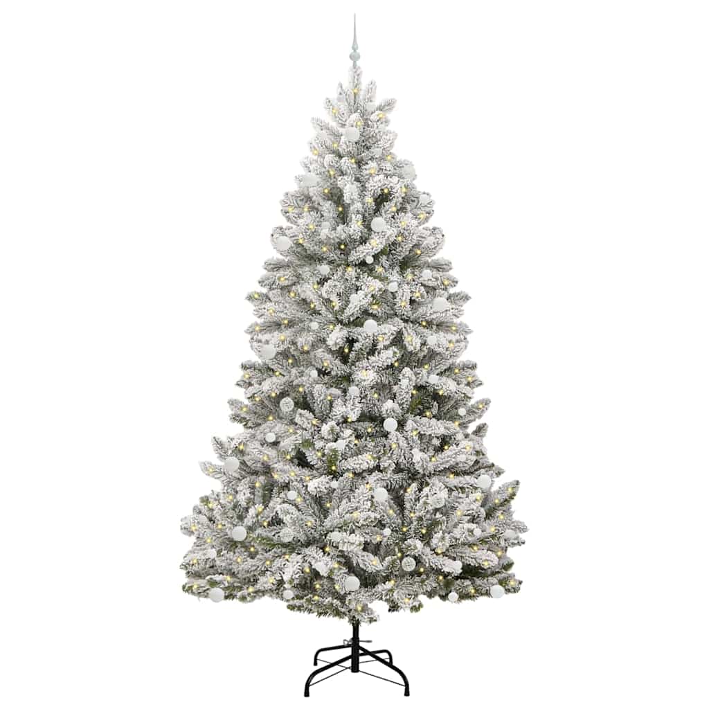 Albero di Natale artificiale 270 cm 300 LED Bianco caldo