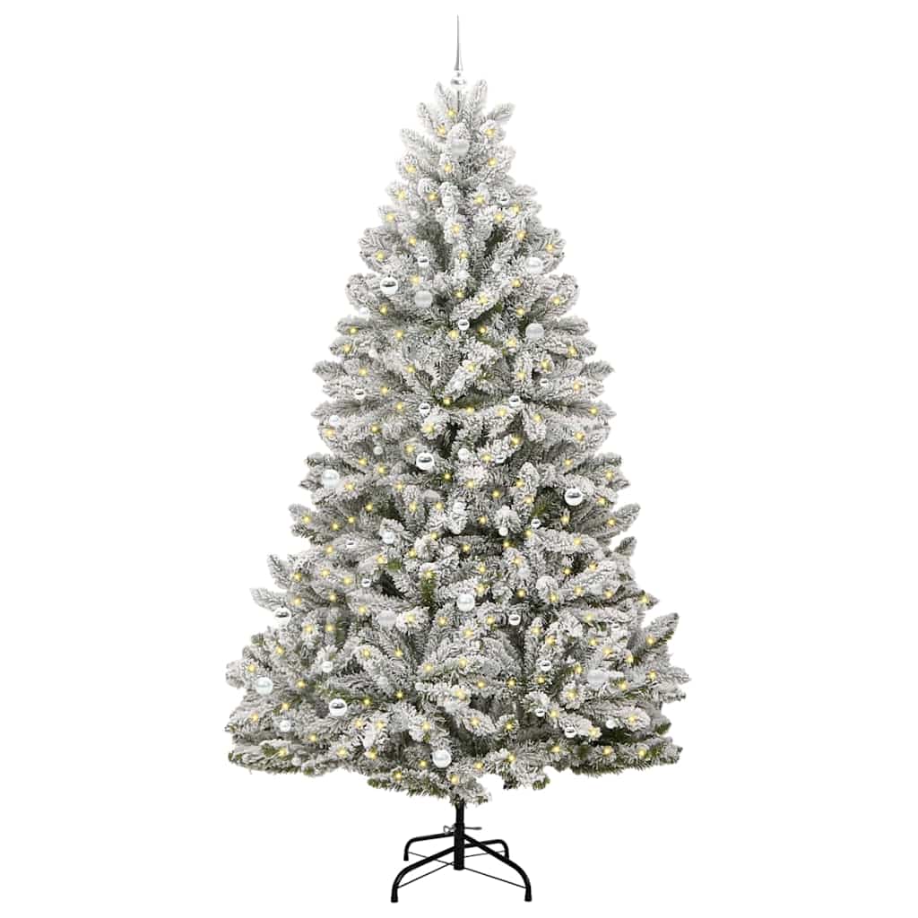 Albero di Natale artificiale 270 cm 300 LED Bianco caldo