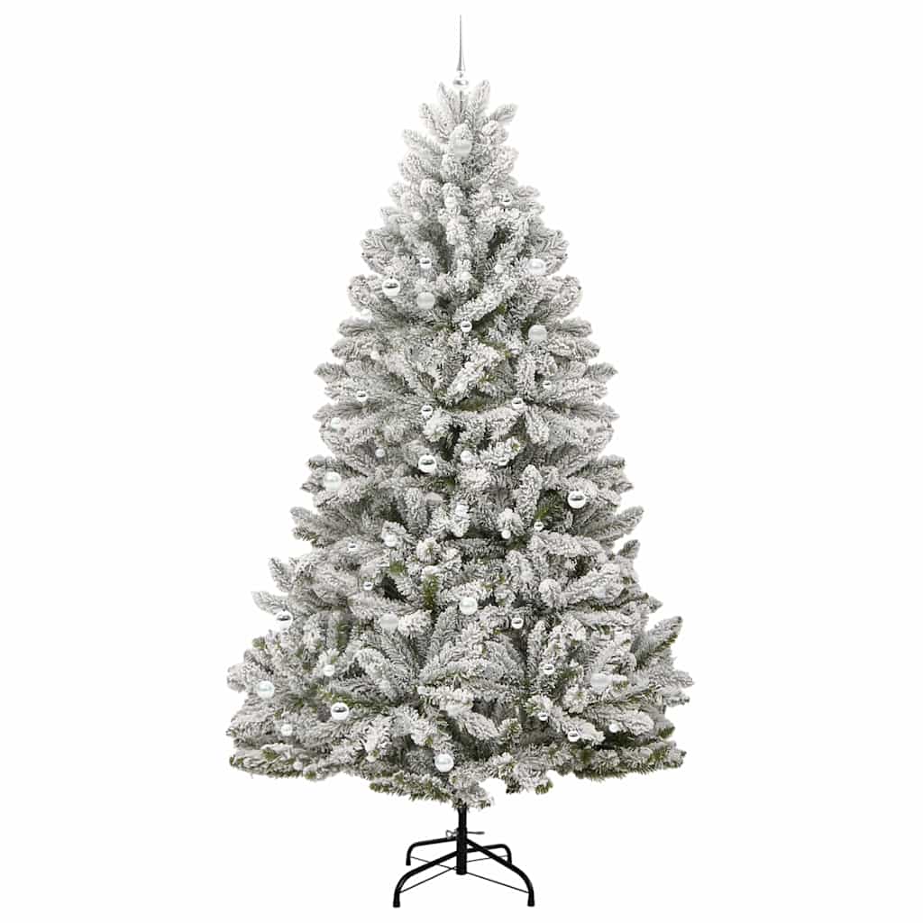 Albero di Natale artificiale 270 cm 300 LED Bianco caldo