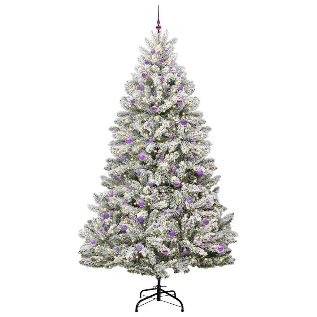 Albero di Natale artificiale 270 cm 300 LED Bianco caldo
