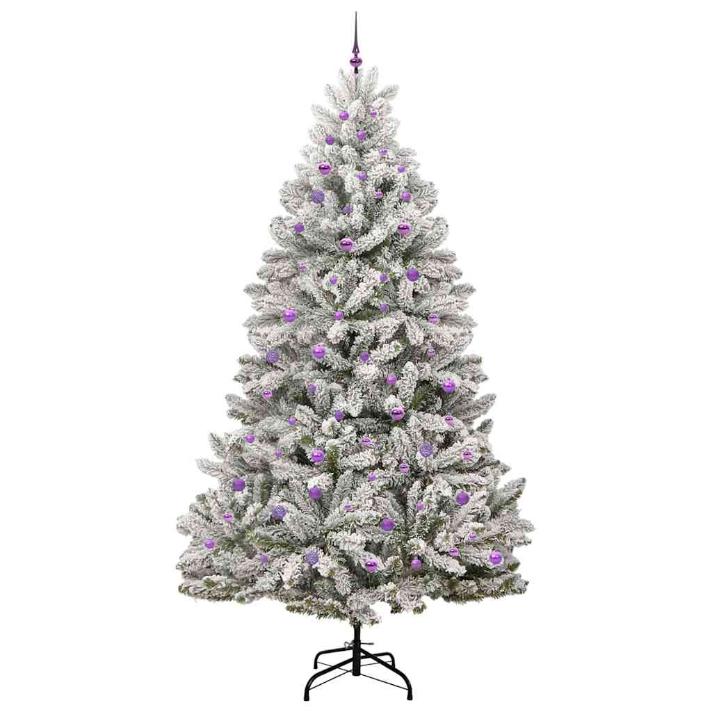 Albero di Natale artificiale 270 cm 300 LED Bianco caldo
