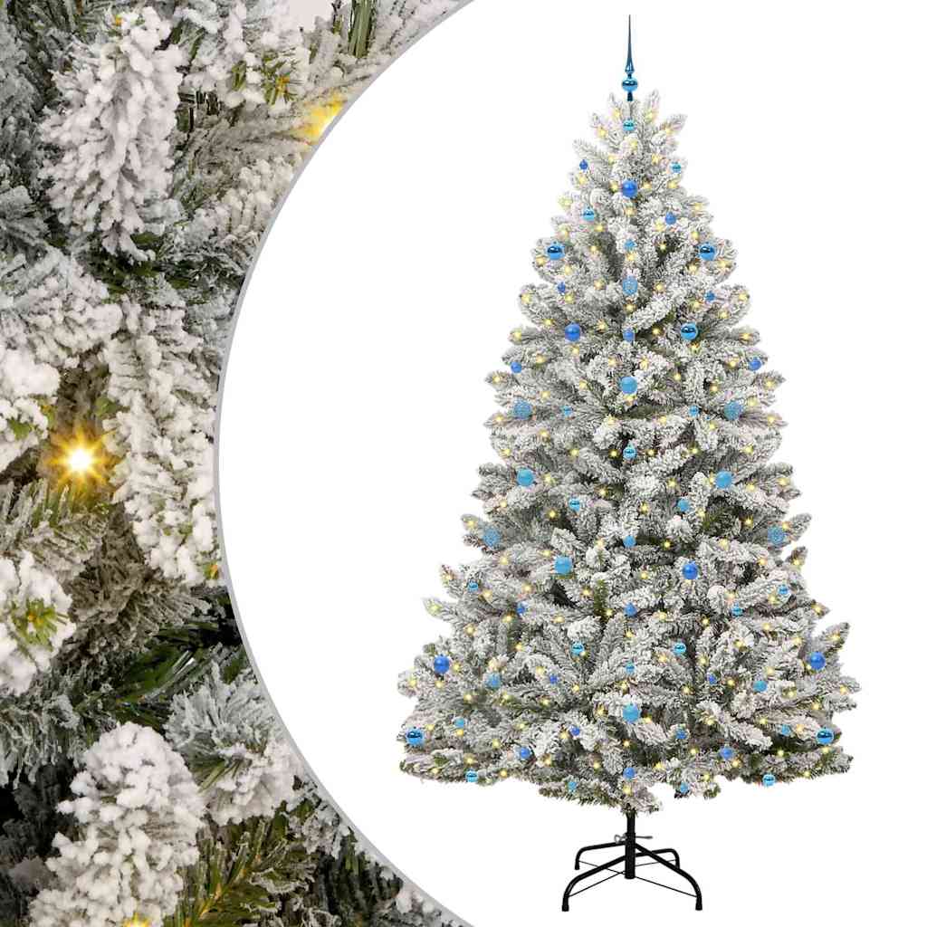 Albero di Natale artificiale 270 cm 300 LED Bianco caldo