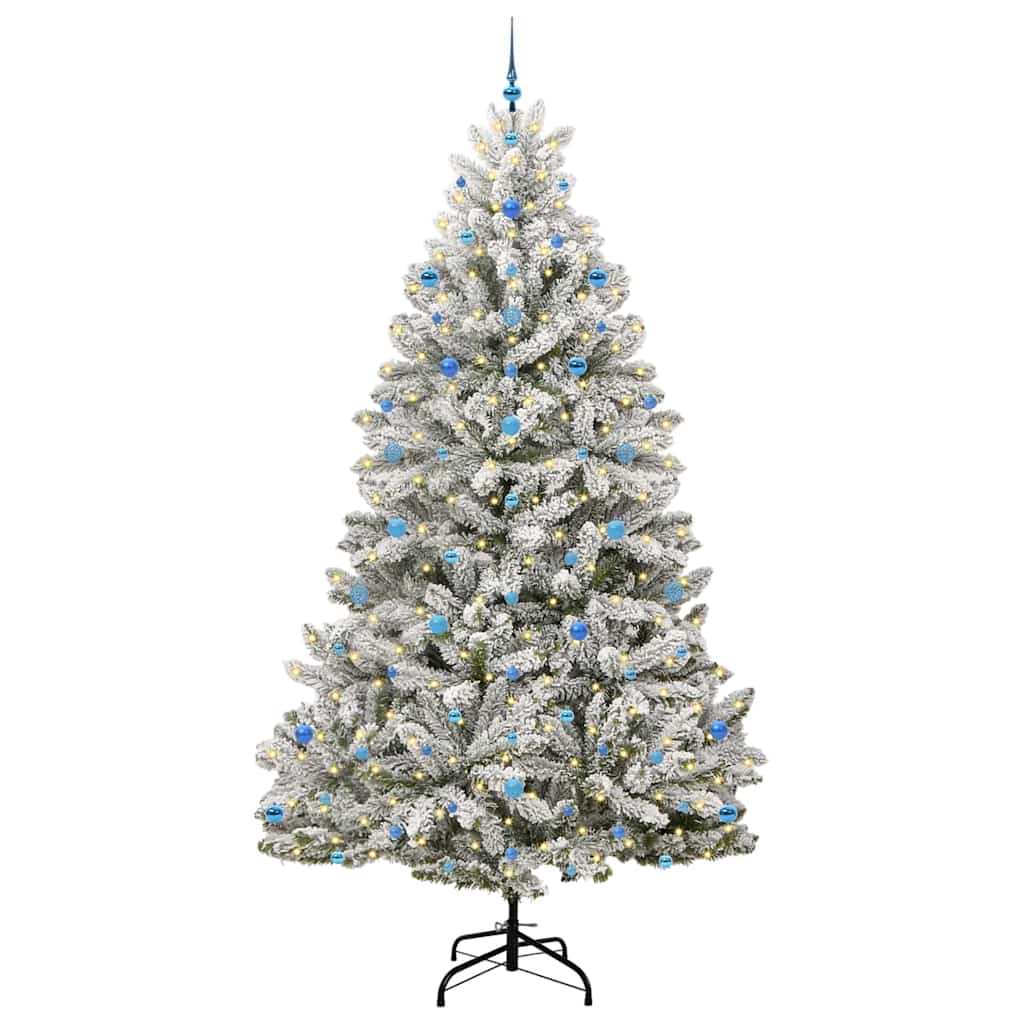 Albero di Natale artificiale 270 cm 300 LED Bianco caldo