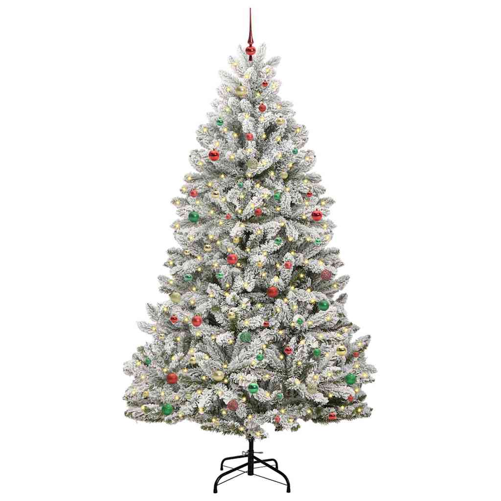 Albero di Natale artificiale 270 cm 300 LED Bianco caldo