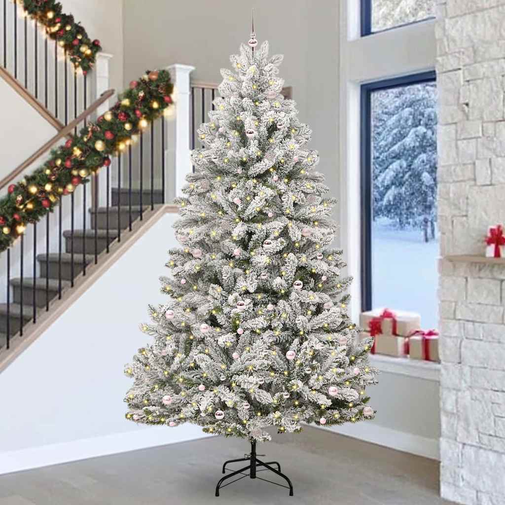 Albero di Natale artificiale 300 cm 300 LED Bianco caldo