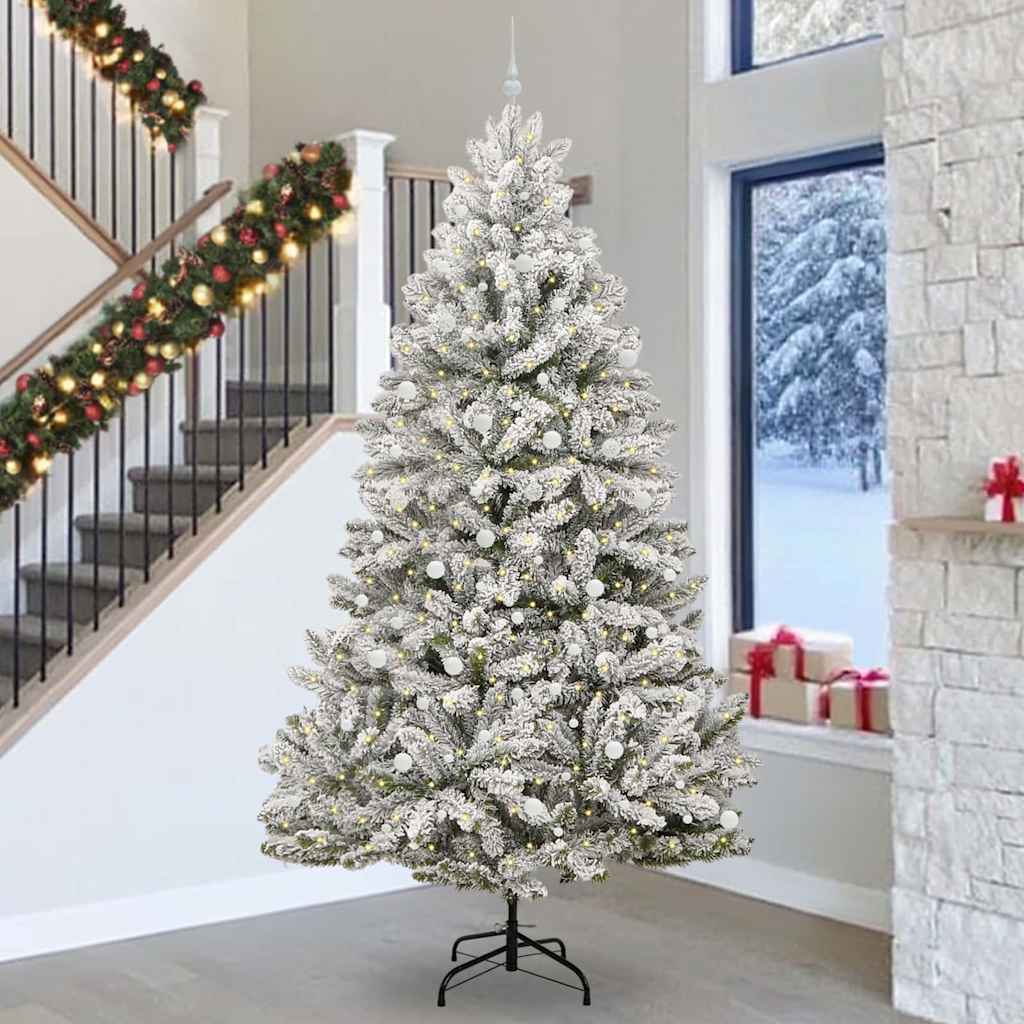 Albero di Natale artificiale 300 cm 300 LED Bianco caldo