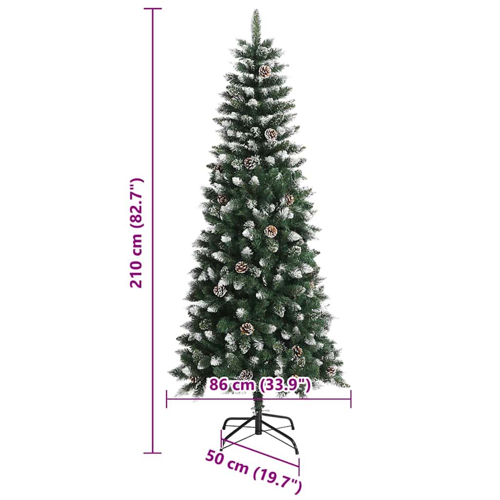 Albero di Natale artificiale Verde 210 cm