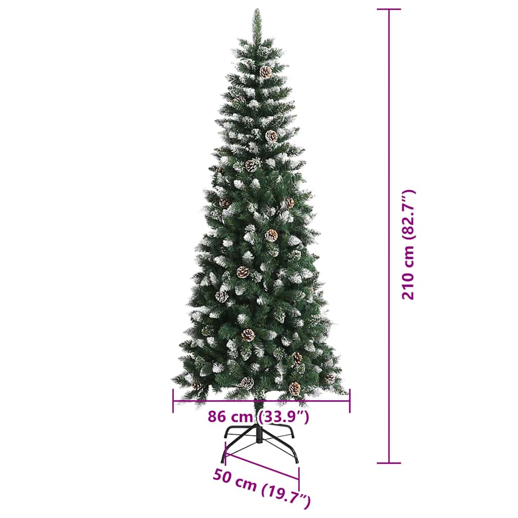 Albero di Natale artificiale Verde 210 cm