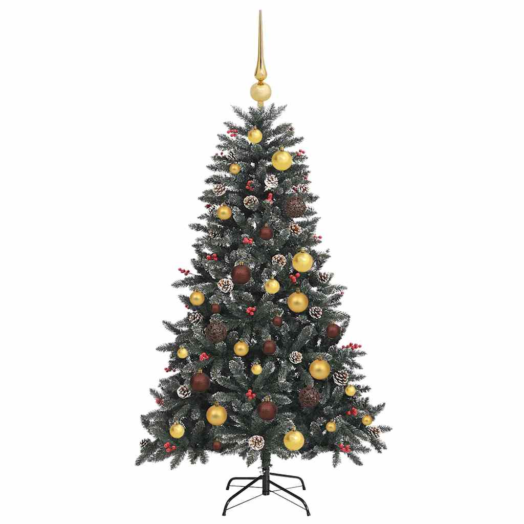 Albero di Natale artificiale con 150 LED Verde 120 cm