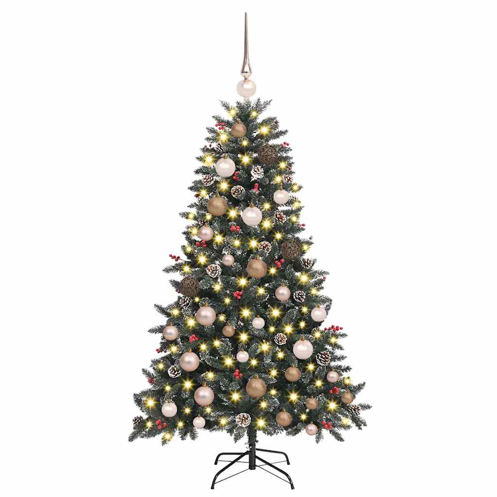 Albero di Natale artificiale con 150 LED Verde 120 cm