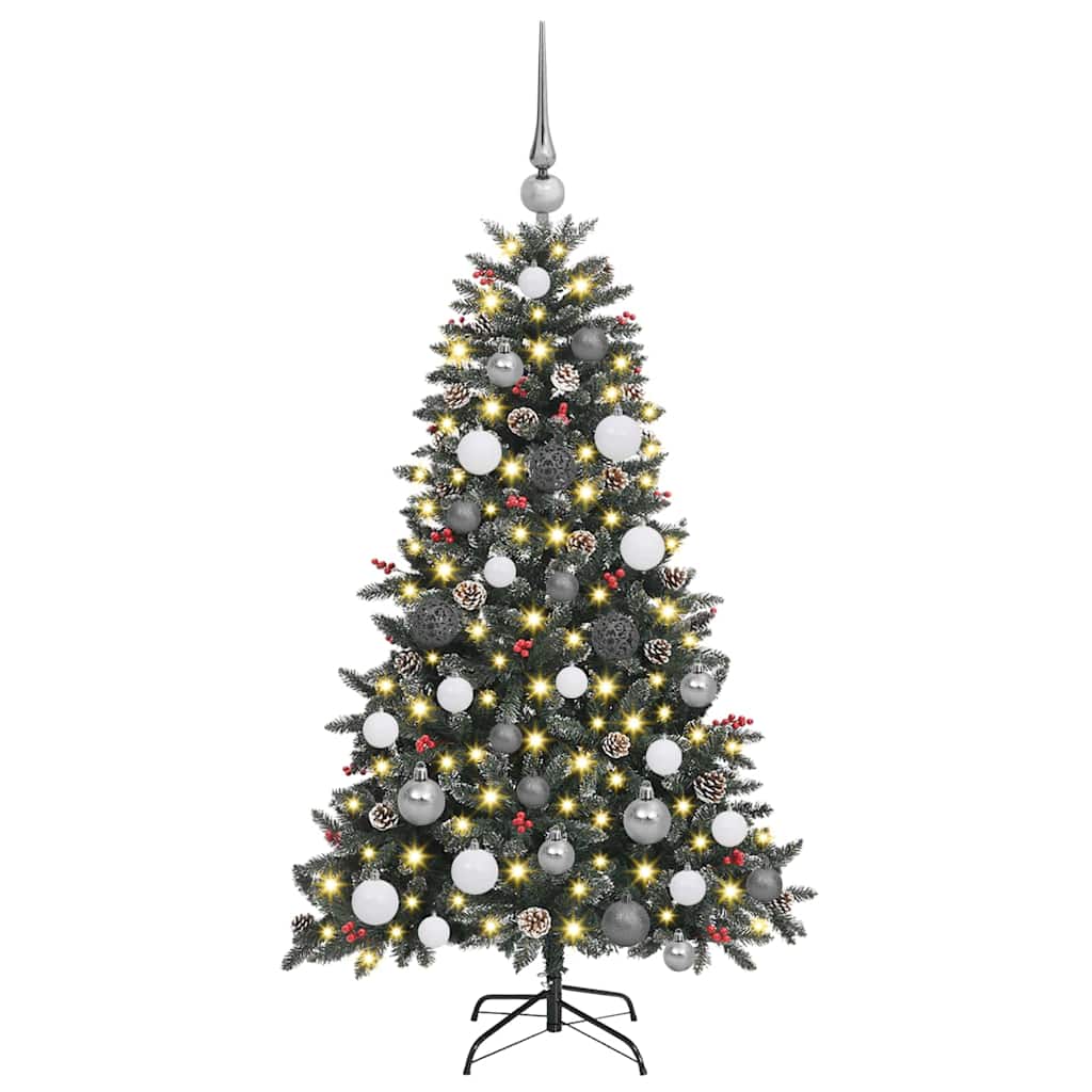 Albero di Natale artificiale con 150 LED Verde 120 cm
