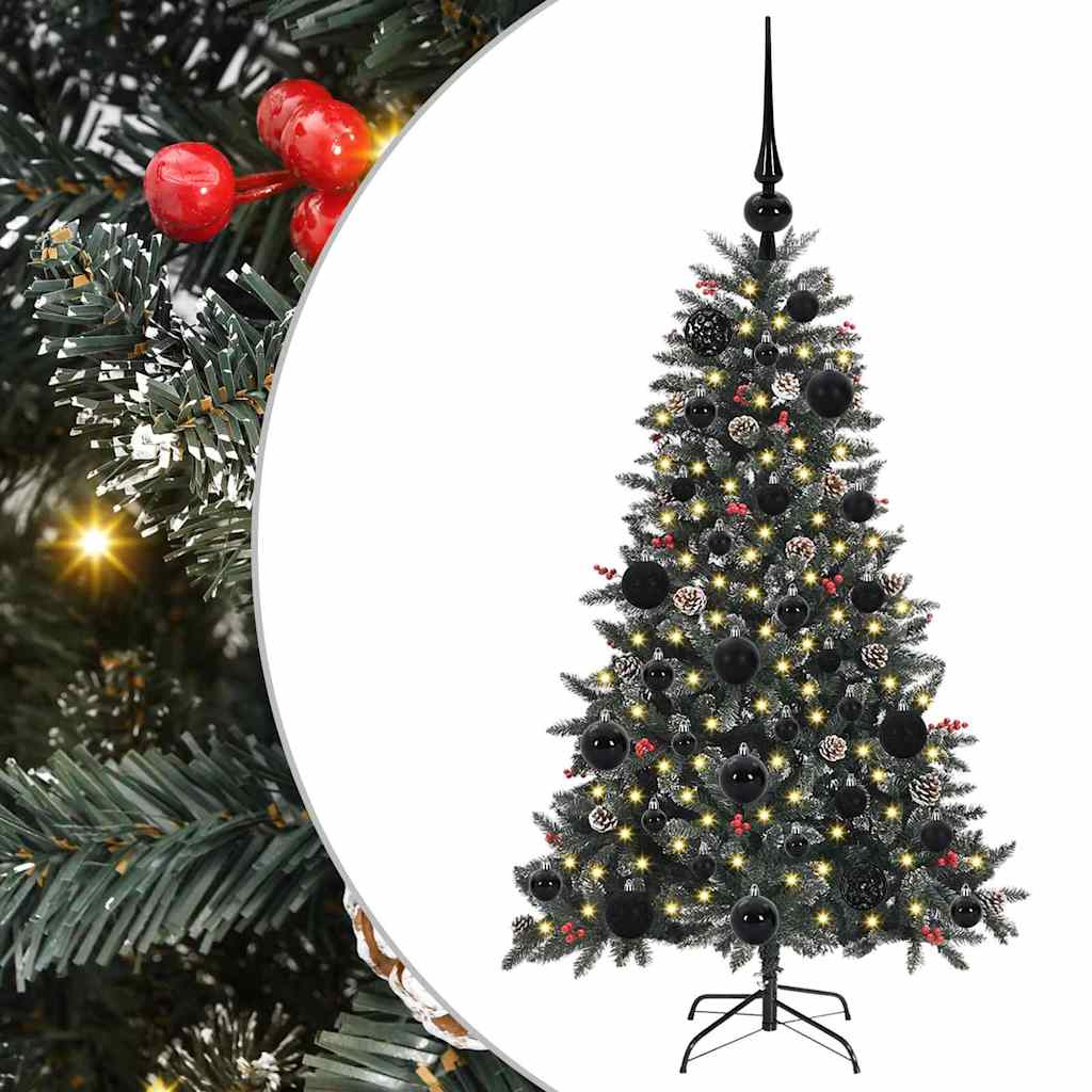 Albero di Natale artificiale con 150 LED Verde 120 cm