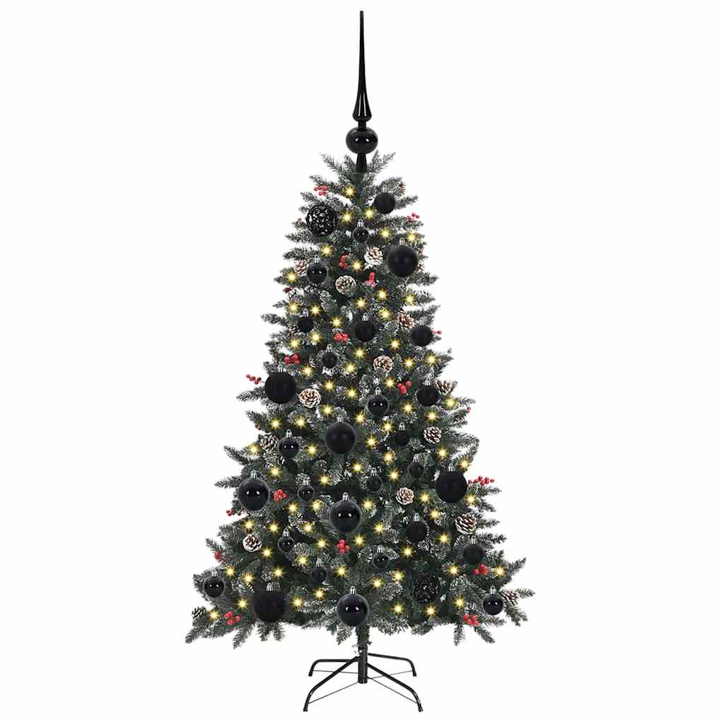 Albero di Natale artificiale con 150 LED Verde 120 cm