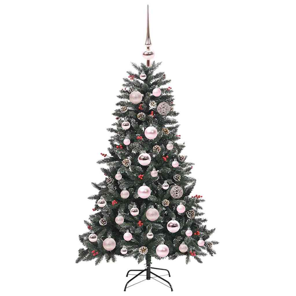 Albero di Natale artificiale con 150 LED Verde 120 cm