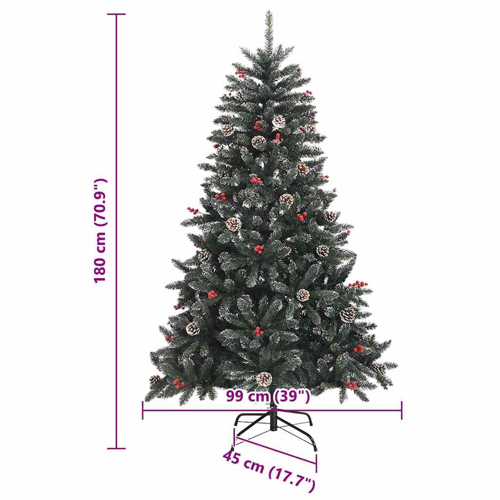 Albero di Natale artificiale Verde 180 cm
