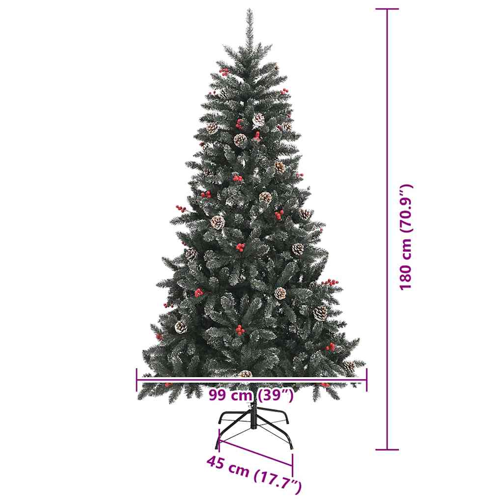 Albero di Natale artificiale Verde 180 cm