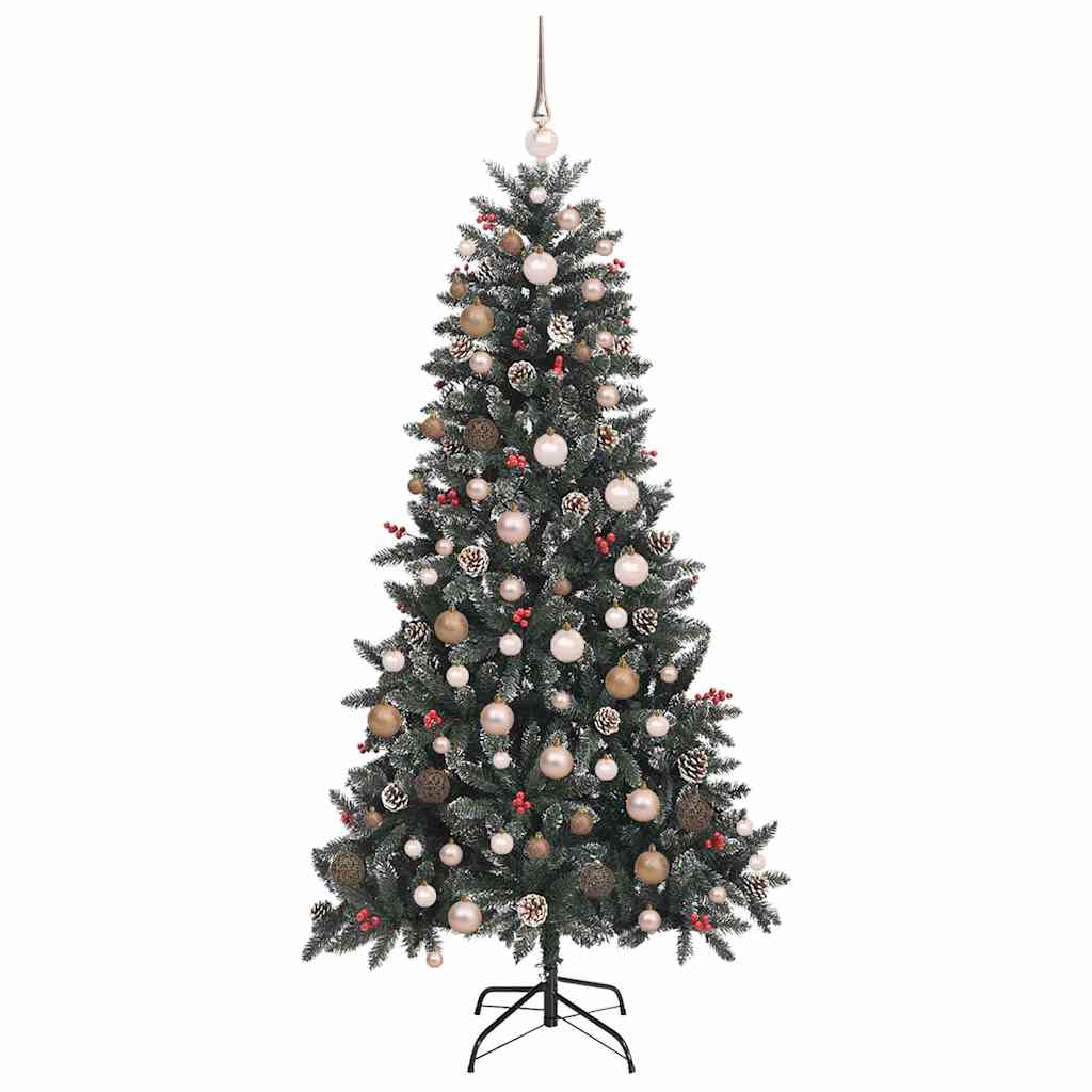 Albero di Natale artificiale con 300 LED Verde 210 cm