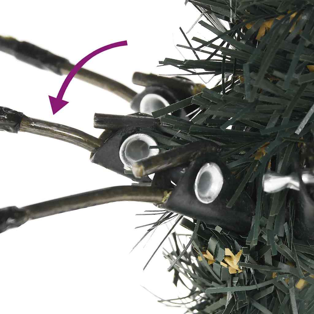 Albero di Natale artificiale con 300 LED Verde 210 cm