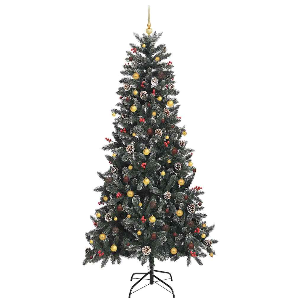 Albero di Natale artificiale con 300 LED Verde 240 cm
