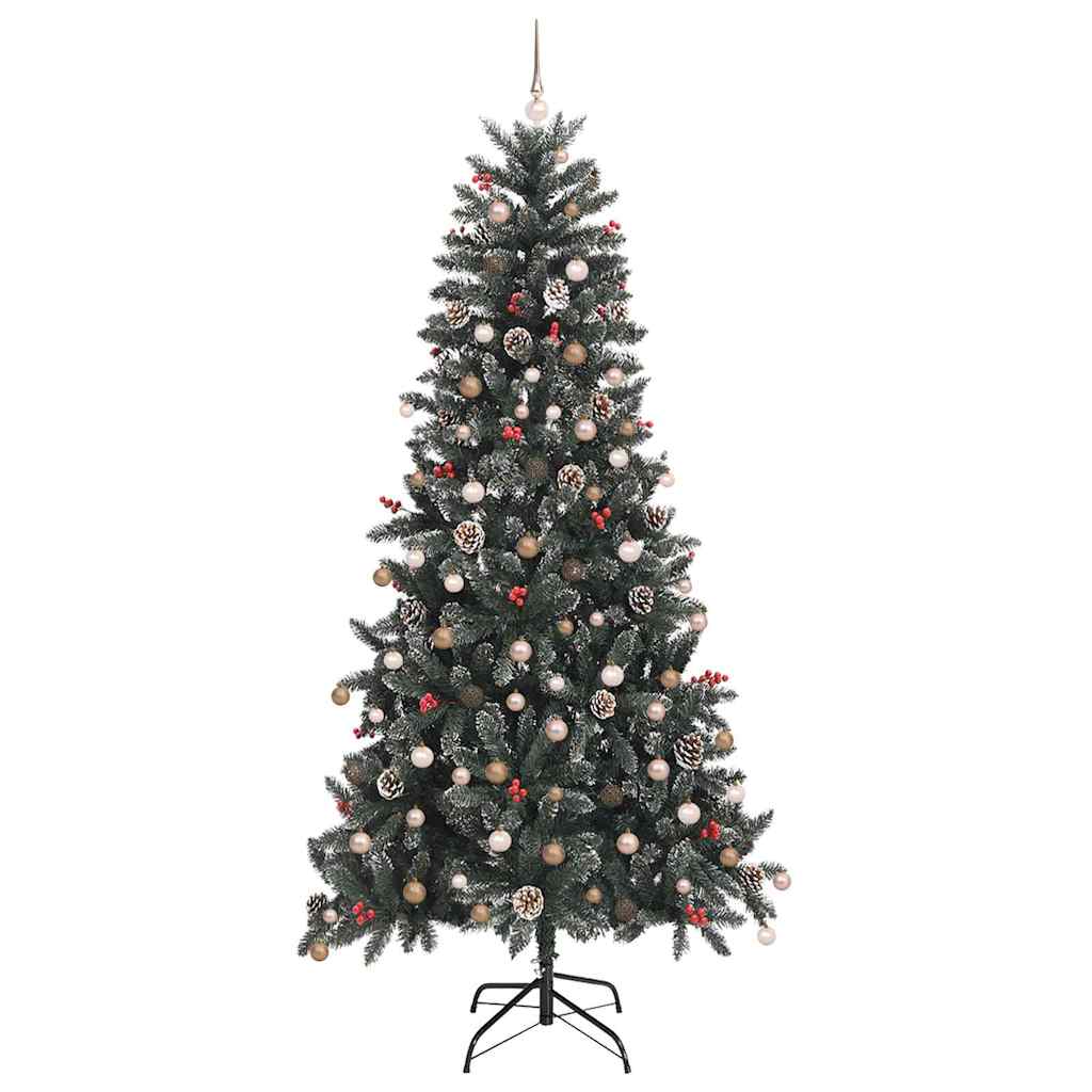 Albero di Natale artificiale con 300 LED Verde 240 cm