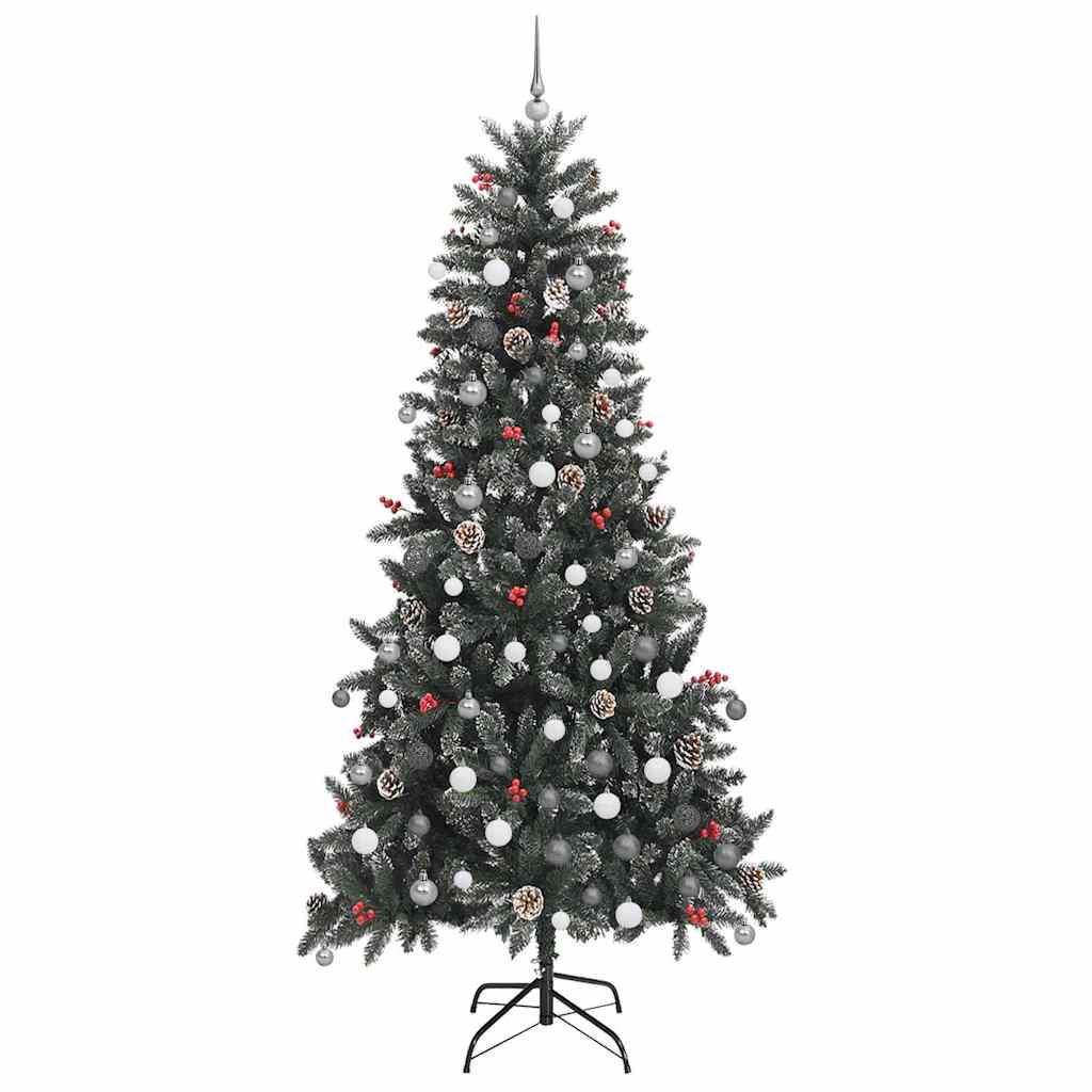 Albero di Natale artificiale con 300 LED Verde 240 cm