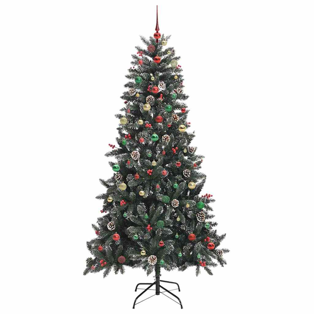 Albero di Natale artificiale con 300 LED Verde 240 cm