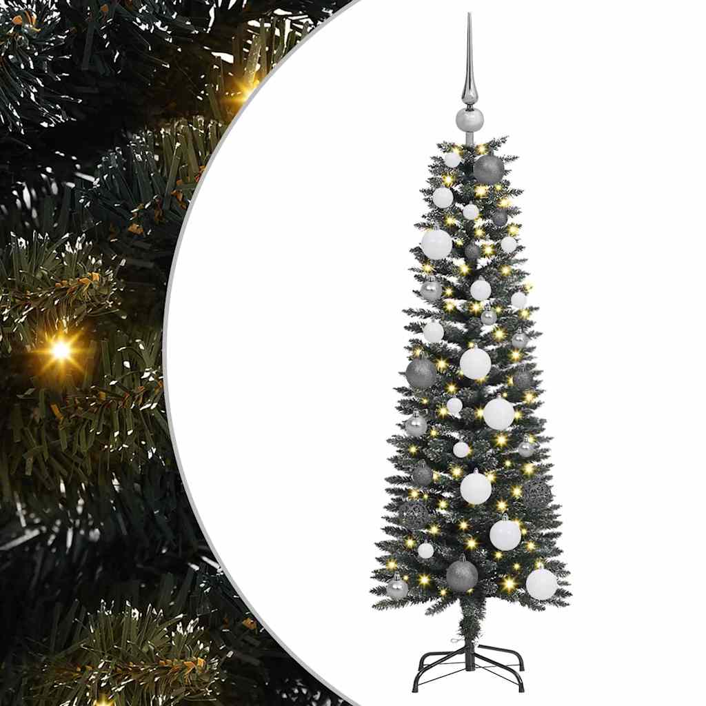 Albero di Natale artificiale con 150 LED Verde 120 cm