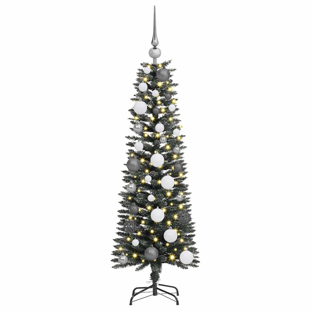 Albero di Natale artificiale con 150 LED Verde 120 cm