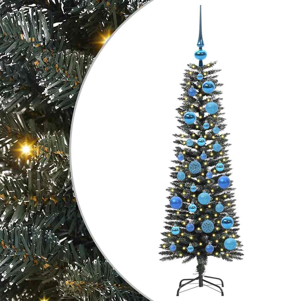 Albero di Natale artificiale con 150 LED Verde 120 cm