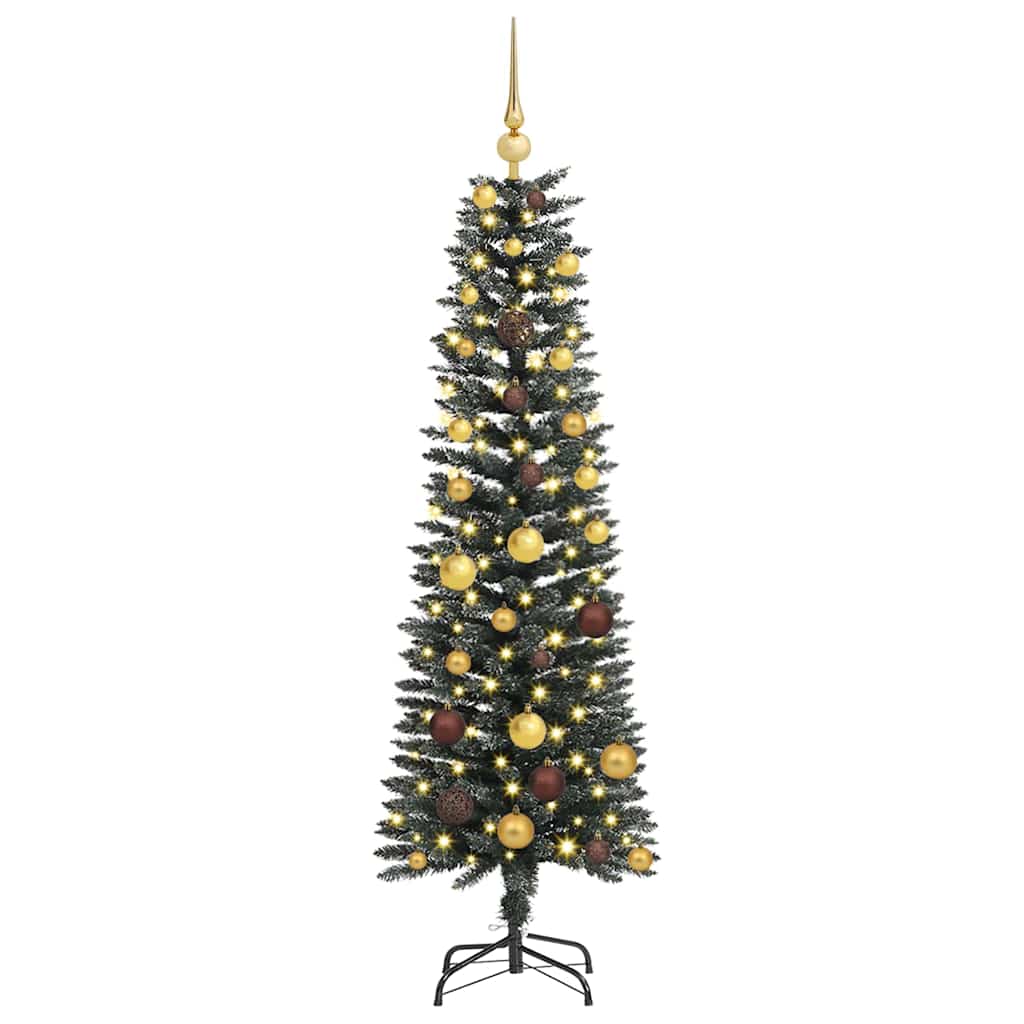 Albero di Natale artificiale con 150 LED Verde 150 cm